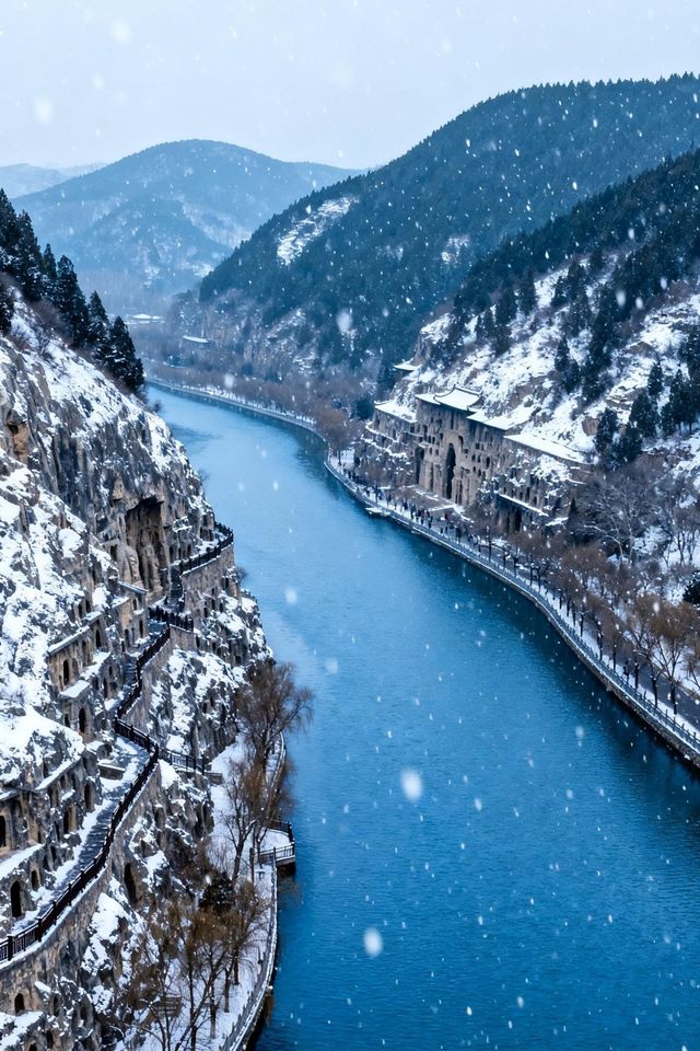 【龍門雪境|赴一場千年石窟的靜心之約】 【龍門雪境|赴一場千年石窟的靜心之約】