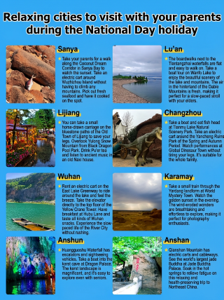 8 slow-paced destinations for a relaxing trip with your parents