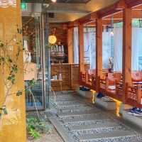 北漢山の麓の韓屋カフェ