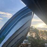 香港流浮山睇日落