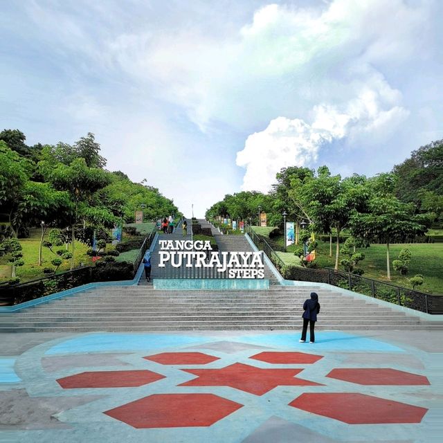 Scenic view on top of Putrajaya Steps 