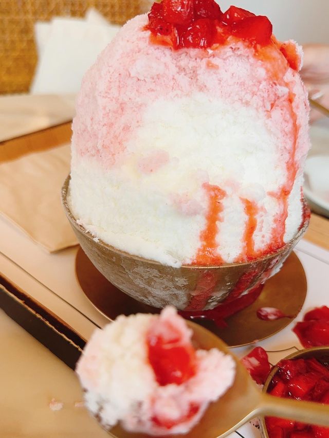 韓屋で美味しいかき氷 三清ピンス 삼청빙수