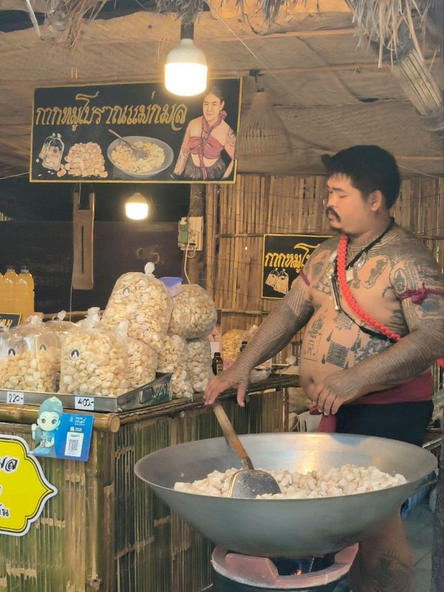 เจอ ตลาดโบราณ บางระจัน