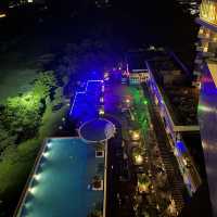 New Year Countdown with Fireworks frm Balcony