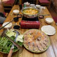 A phu sturgeon hot pot at sapa 