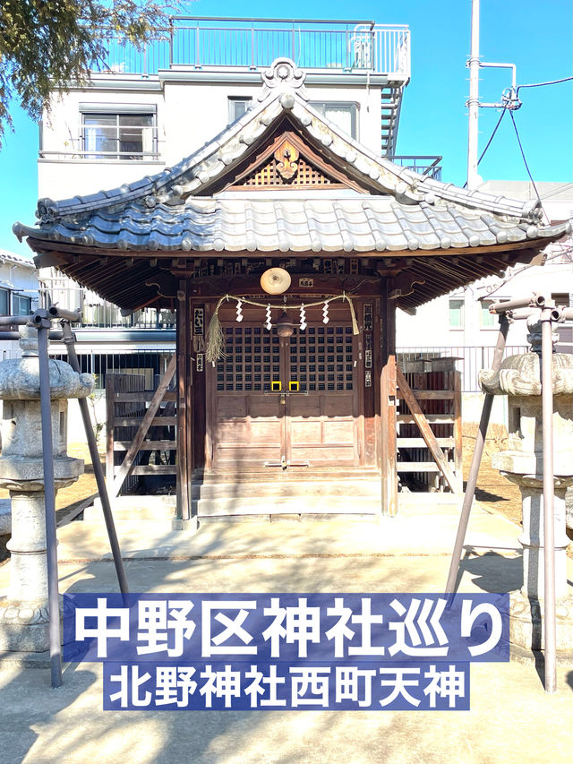 【北野神社西町天神/東京都】梅とカヤと銀杏に囲まれた神社