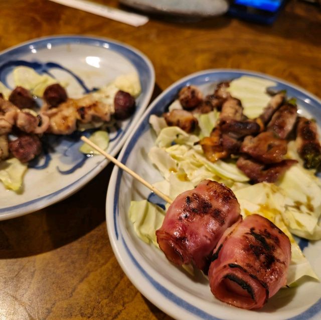 일본여행 우레시노 마을의 야키토리맛집 やきとり戦国