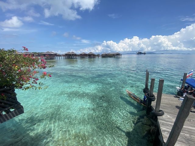 Where the sky meets the sea.