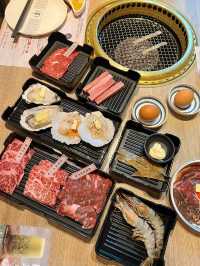 「盡情吃到飽燒肉，價格優惠」