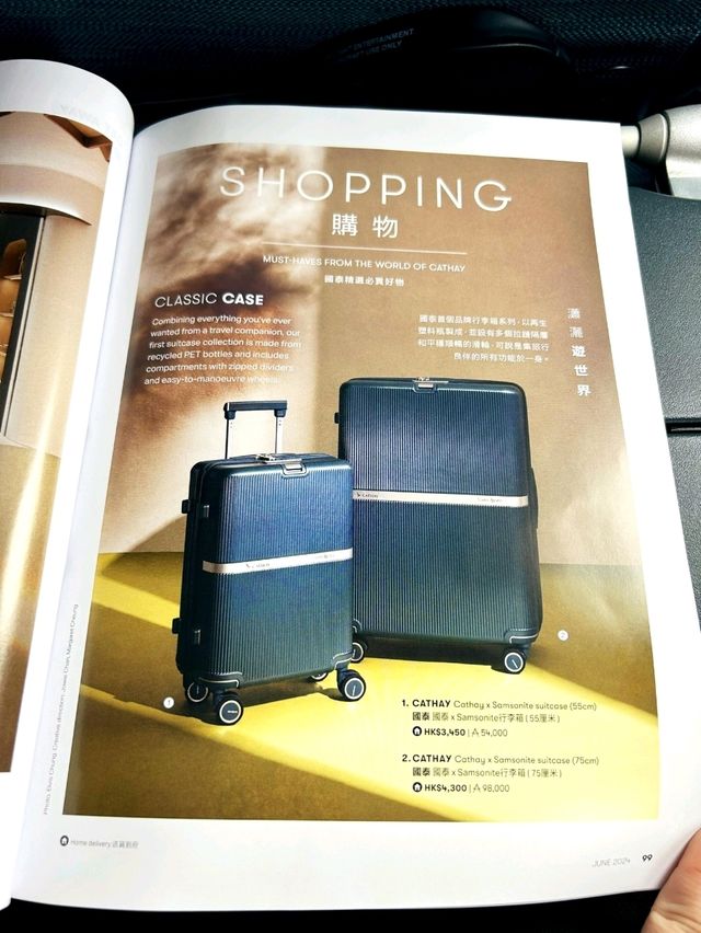 Flying with Cathay Pacific