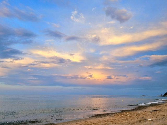 강릉여행 필수코스! 노을 맛집 : 🏖주문진해수욕장🌅🩵💛💙🧡