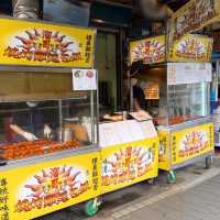 ไก่ยัดไส้ข้าวเหนียว ร้านดังข้างสถานีรถไฟShifen