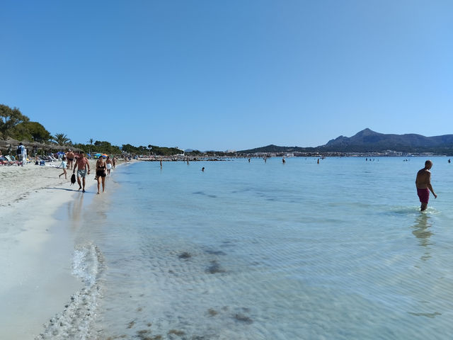 Alcudia beach, Port d'Alcudia 예쁜 바닷가
