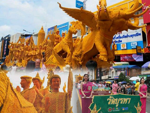 ต้นเทียนวัดบูรพา..รองชนะเลิศอันดับ2