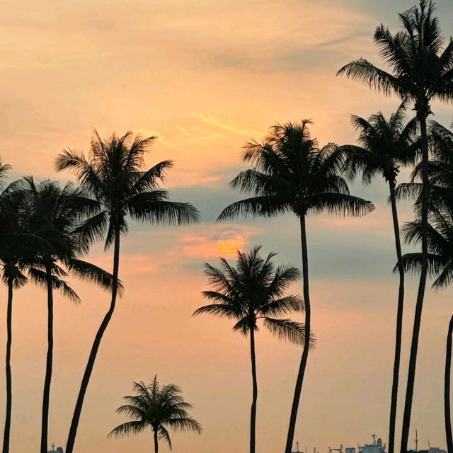 Sunset at Tanjong Beach Club Bar