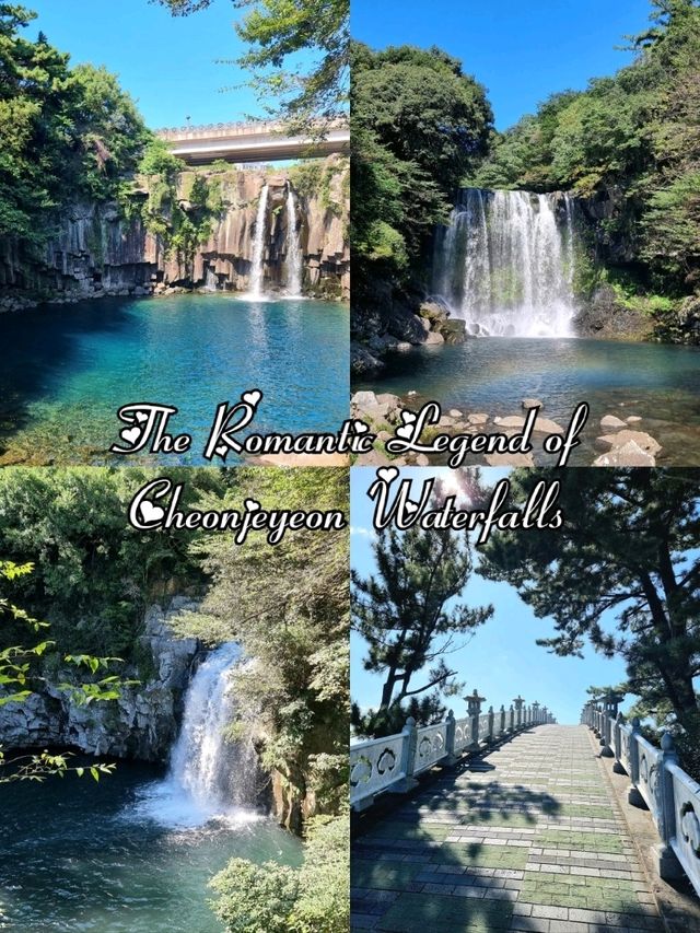 🇰🇷 The Romantic Legend of Cheonjeyeon Waterfalls 📍Jeju Island