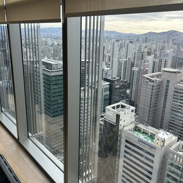 1등 강남 시티뷰🏙️ 조선 팰리스 서울 강남 그랜드 마스터스룸에서의 럭셔리 스테이👑