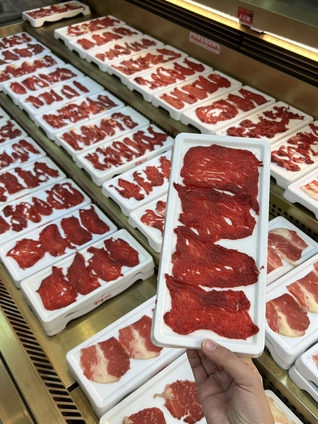 深圳東門人氣鮮切牛肉自助火鍋