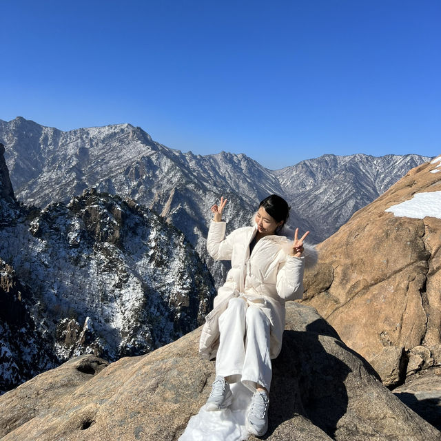 겨울여행지 추천! 설산이 멋진 설악산케이블카 여행🏔️