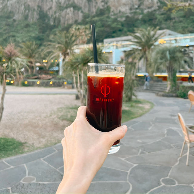 제주도 산방산 카페 원앤온리 이국적인 뷰 끝판왕❤️