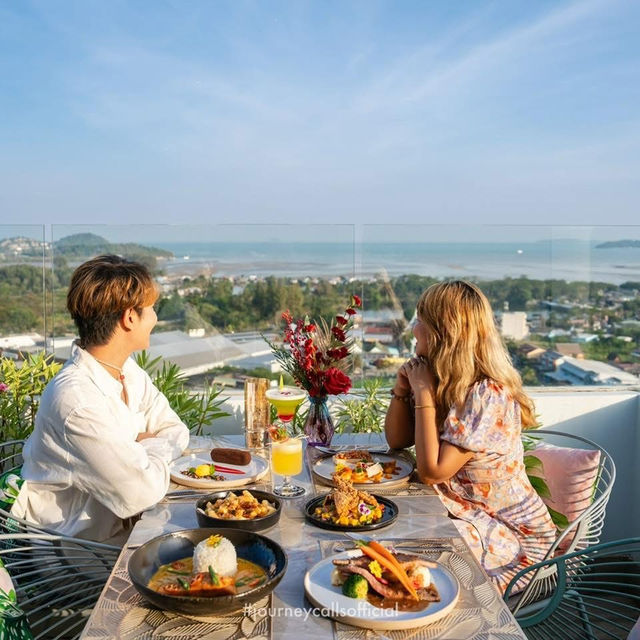 พิกัด Rooftop bar phuket รับ Valentines 🩷