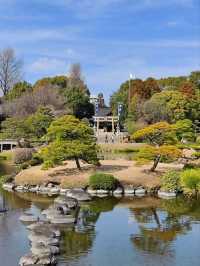 精緻巧妙造景的水前寺成趣園
