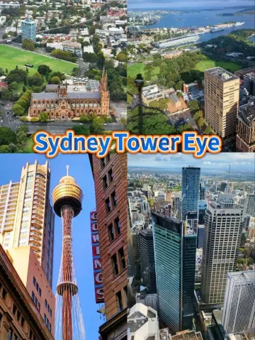 360° overlooking the breathtaking Sydney cityscape on The Sydney Tower Eye. 