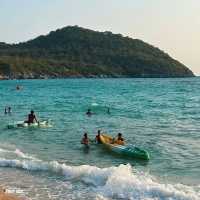 หาดถ้ำพัง ปี2025 สวยมาก #เกาะสีชัง 