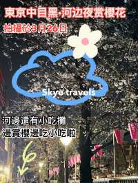 東京中目黑：櫻花樹下的夢幻之夜與繽紛白日