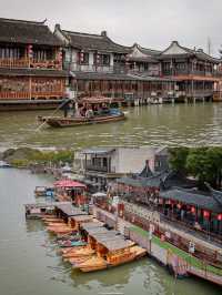 Zhujiajiao Ancient Town เมืองโบราณสุกคลาสสิค