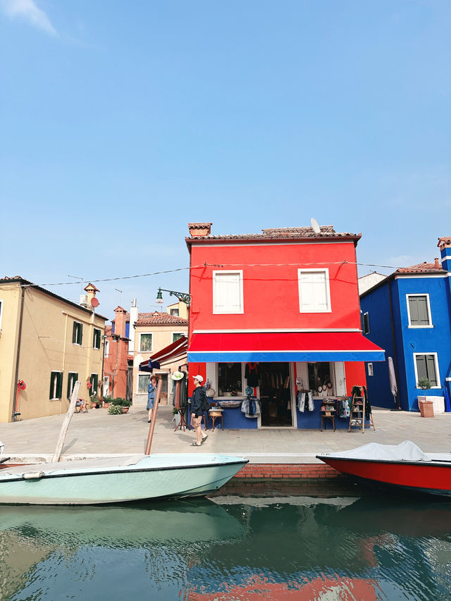 威尼斯🌈走進童話世界的彩虹島Burano 