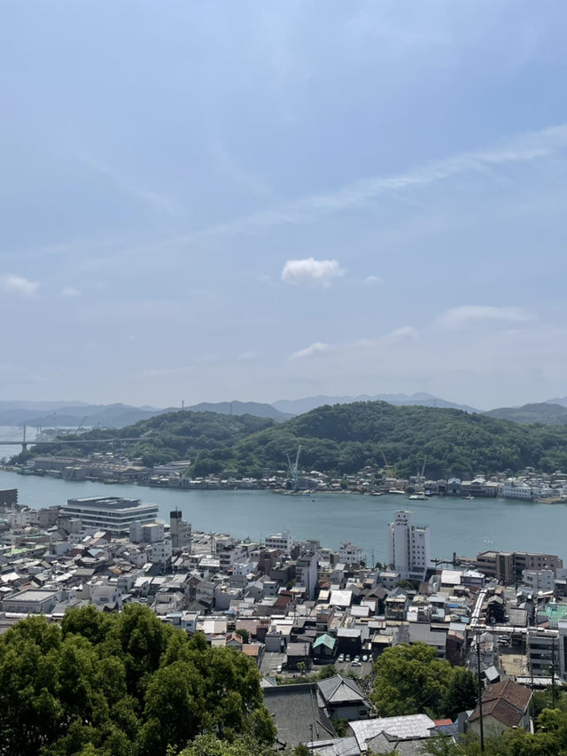 風鈴聲中眺望尾道大橋-千光寺