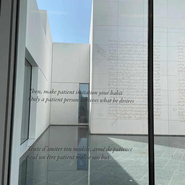 Louvre Abu Dhabi — A Masterpiece of Light and Shadow ✨🏛️