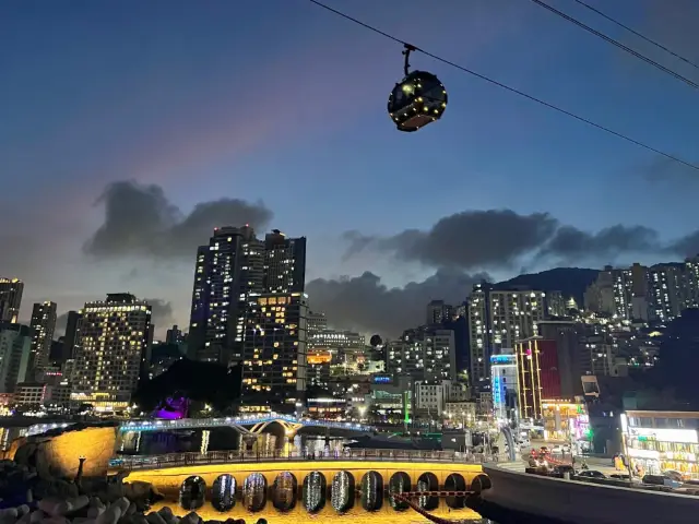 釜山夜景景點推薦！松島天空步道夜間散步 