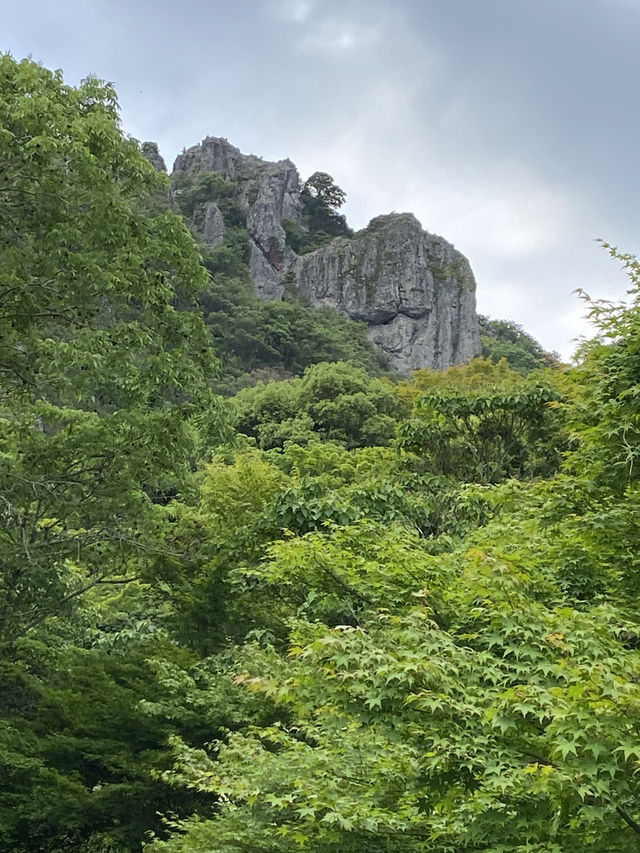 小豆島寒霞溪，日本自然景觀100選之一，十分美的地方！