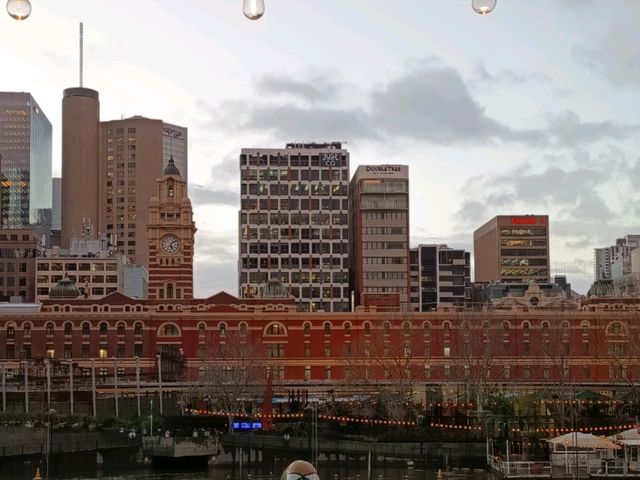 Walk on this bridge for sweeping views of Melbourne 