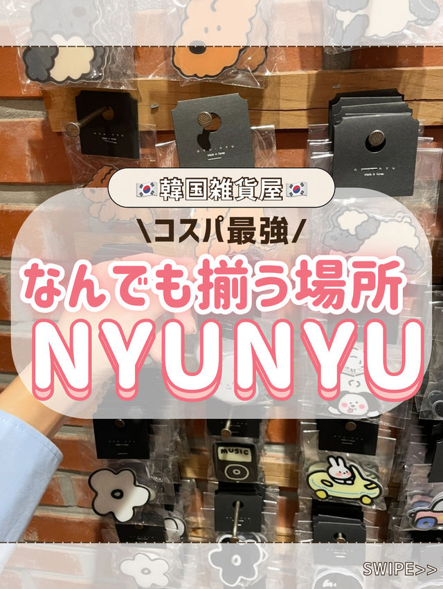 🇰🇷東大門で行くべきnyunyu💓