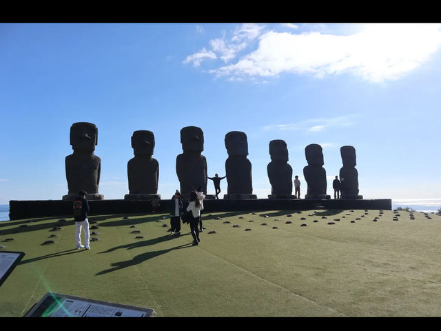 【宮崎】モアイ像と海の絶景🌊サンメッセ日南で南国気分の旅！
