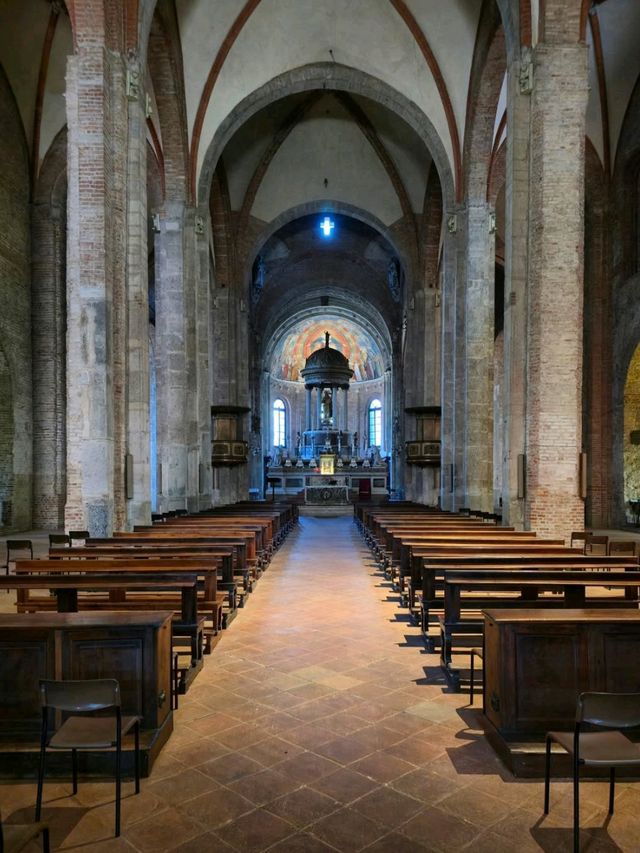 An Ancient Basilica Filled with Peace in Lombardy