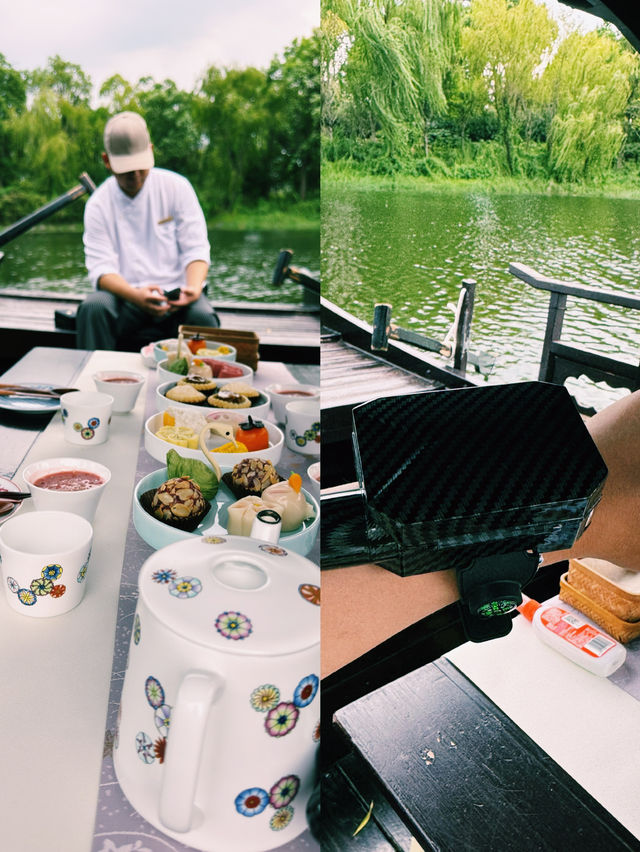 상하이 아만에서 맞이한 평화로운 아침