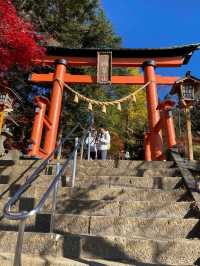 Autumn Spectacle at Arakurayama Sengen Temple, Japan