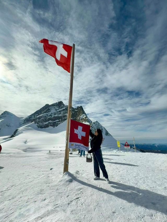 Touching the Sky at Mount Jungfrau 🏔️
