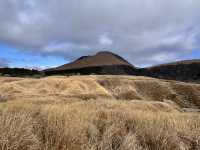 🍂秋日阿蘇山:米塚的金色光影、草千里的高原風、火山的震撼能量