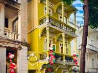 Silvery Lace and Lantern Glow: A Macanese Christmas Tapestry