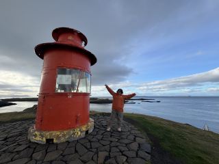 Sugandisey: Cliff, Lighthouse & Ocean Views