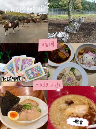 [Departing from Fukuoka: Epic Zoo x Harmonyland Combo + Ippudo's Original Store Finale! Action-Packed One-Day Itinerary].