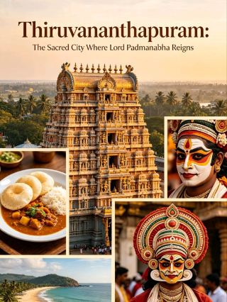 🕉️ THIRUVANANTHAPURAM: THE SACRED CITY WHERE LORD PADMANABHA REIGNS
