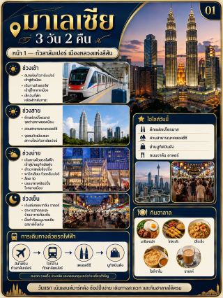 Malaysia 3 Days 2 Nights: Iconic Landmarks, Halal Eats, Easy Transit & Shopping!