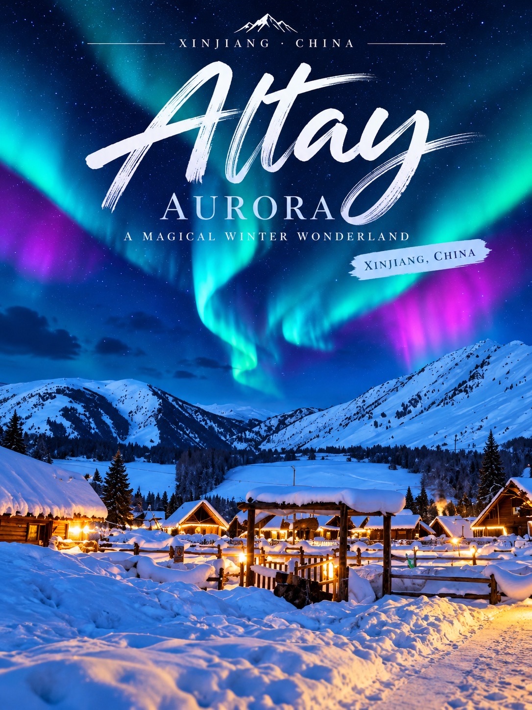 ❄️ ALTAY, XINJIANG — China’s Dreamiest Winter Wonderland! 🇨🇳🏔️