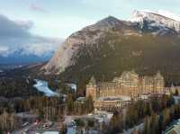 The iconic view Fairmont Banff Springs Hotel